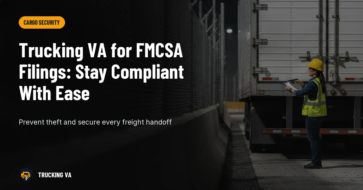 Trucking VA for FMCSA Filings: Stay Compliant With Ease trucking guide thumbnail