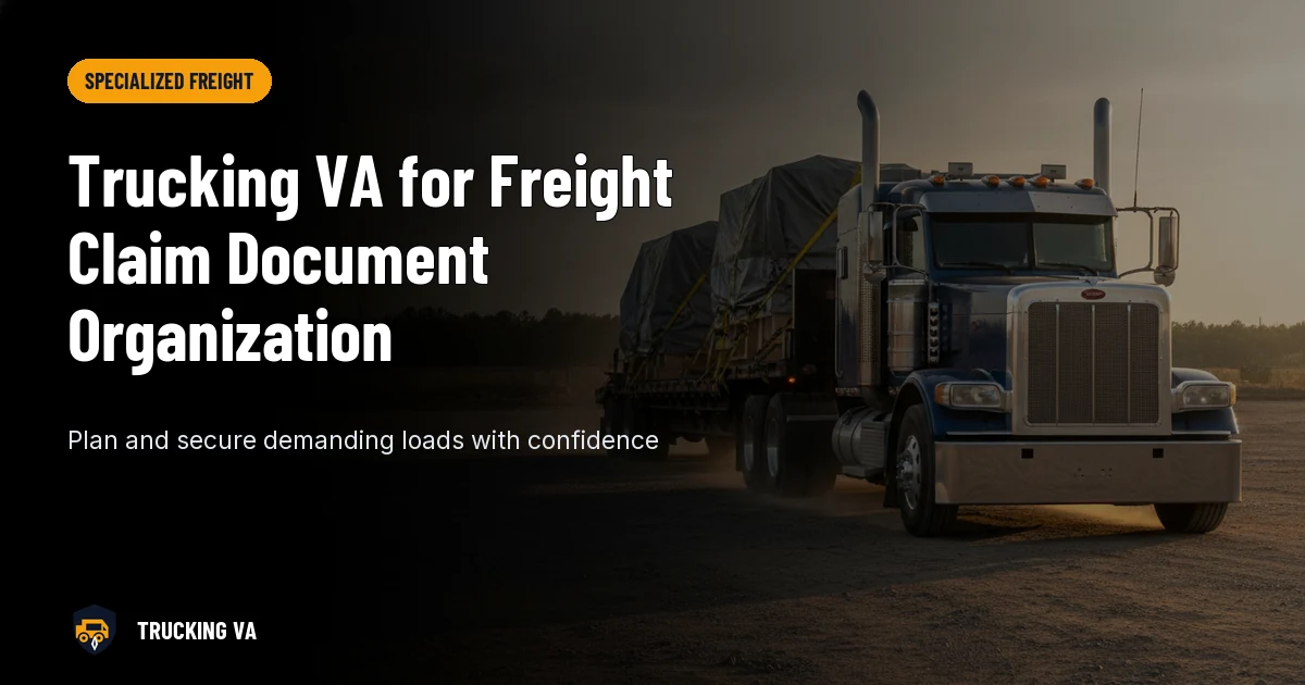 Trucking VA for Freight Claim Document Organization trucking guide thumbnail