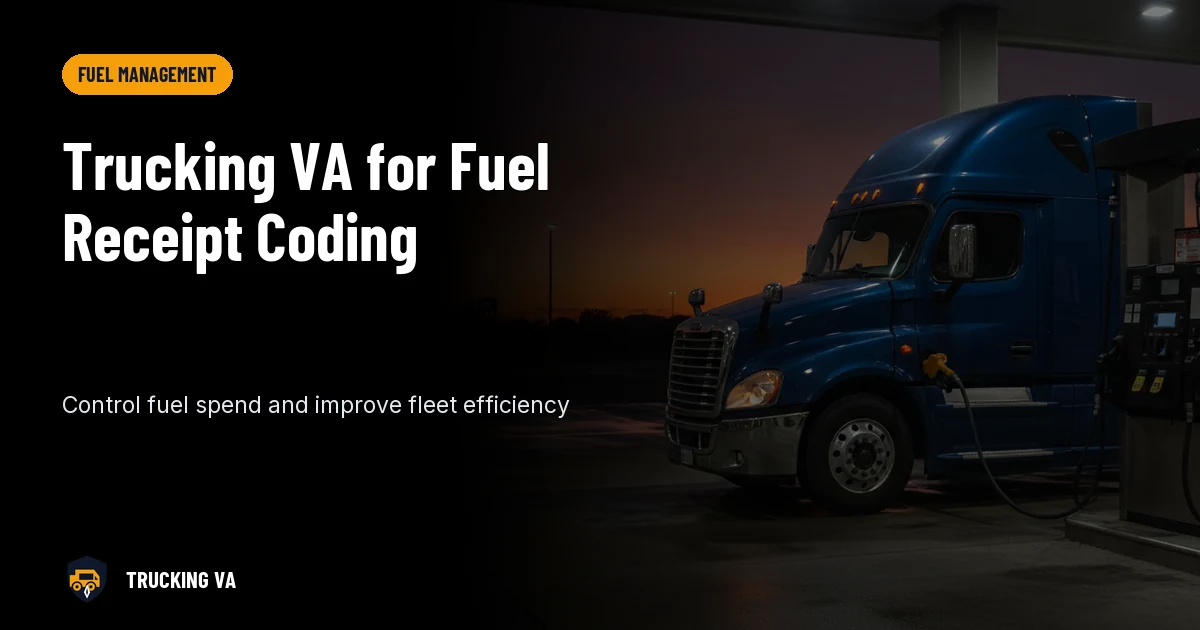 Trucking VA for Fuel Receipt Coding trucking guide thumbnail