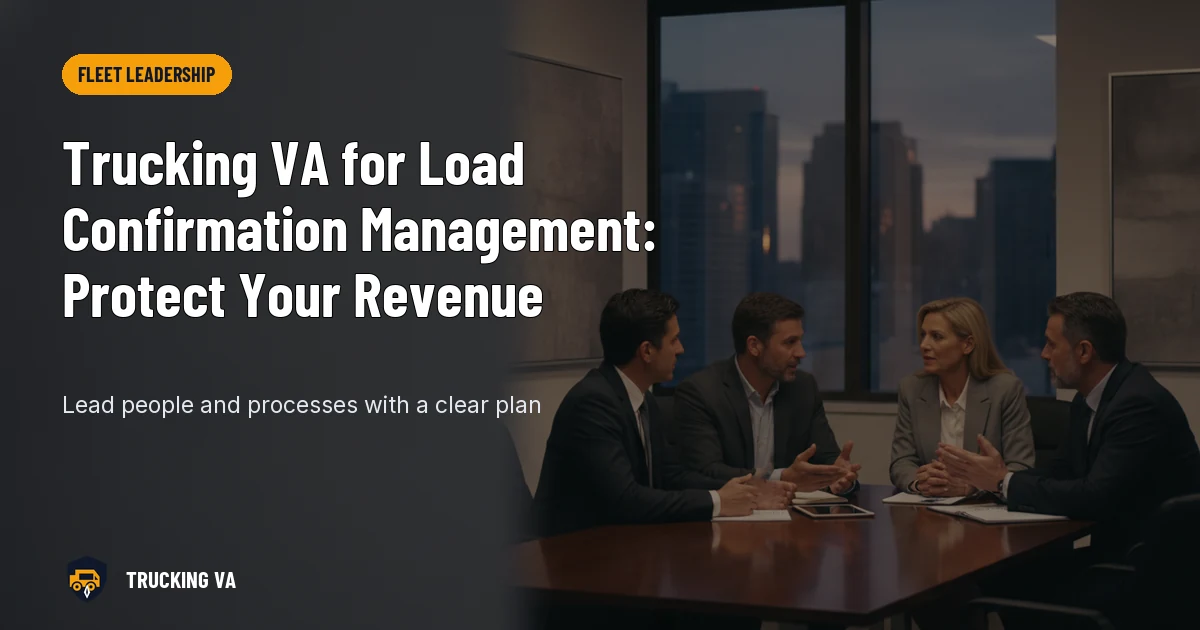 Trucking VA for Load Confirmation Management: Protect Your Revenue trucking guide thumbnail