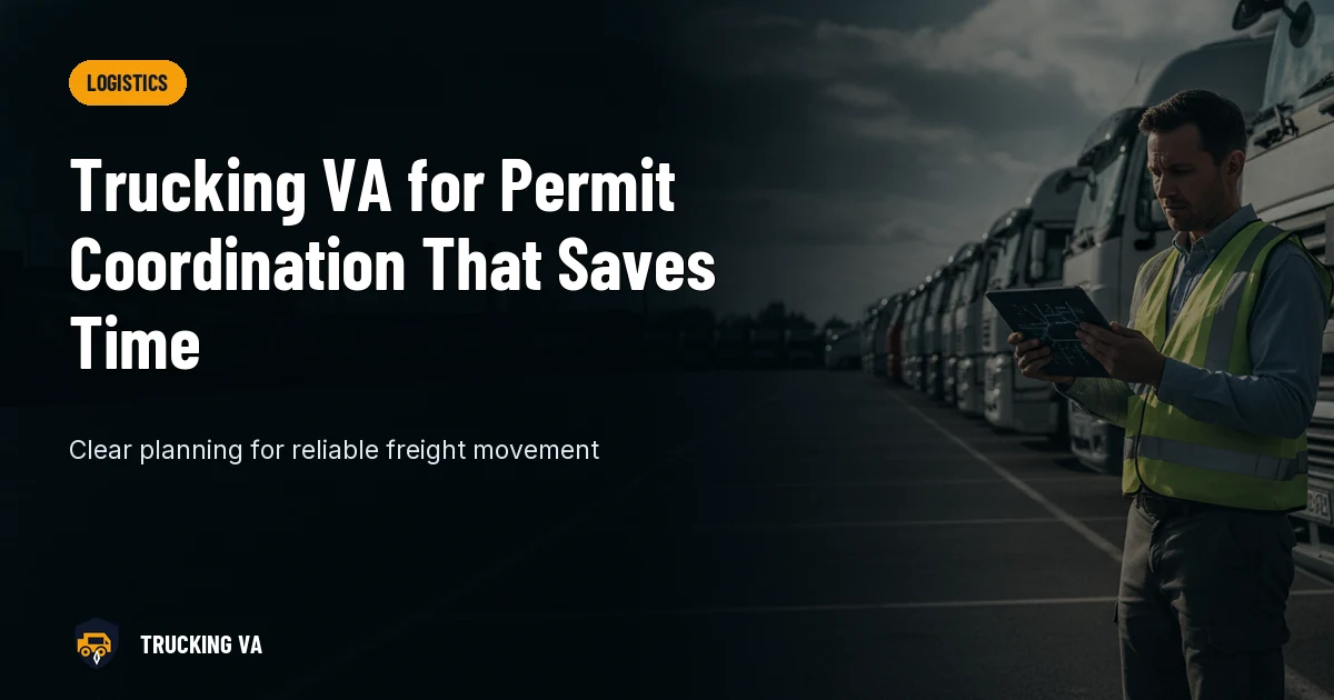 Trucking VA for Permit Coordination That Saves Time trucking guide thumbnail