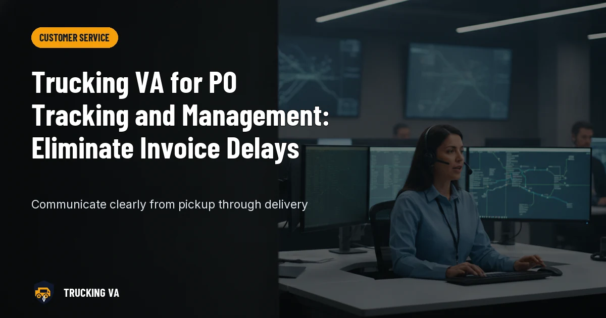 Trucking VA for PO Tracking and Management: Eliminate Invoice Delays trucking guide thumbnail