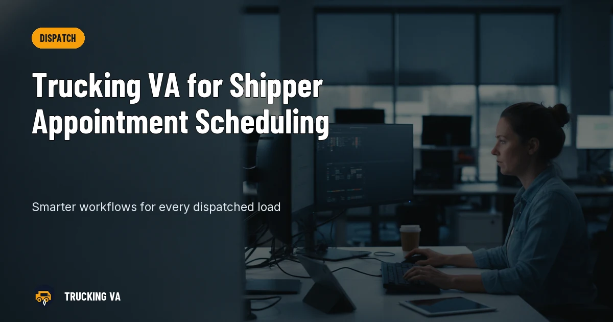 Trucking VA for Shipper Appointment Scheduling trucking guide thumbnail