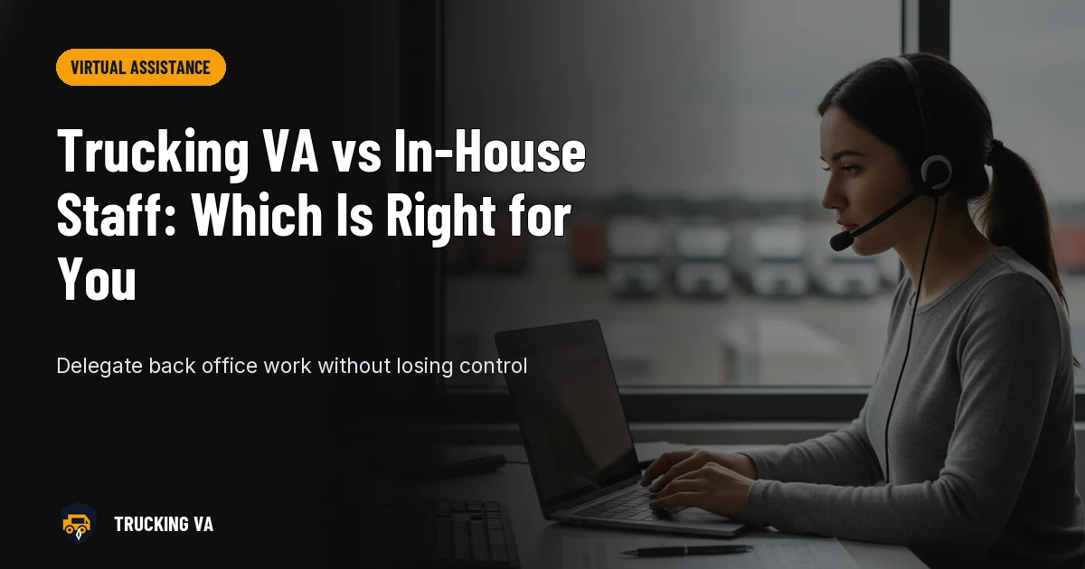Trucking VA vs In-House Staff: Which Is Right for You trucking guide thumbnail
