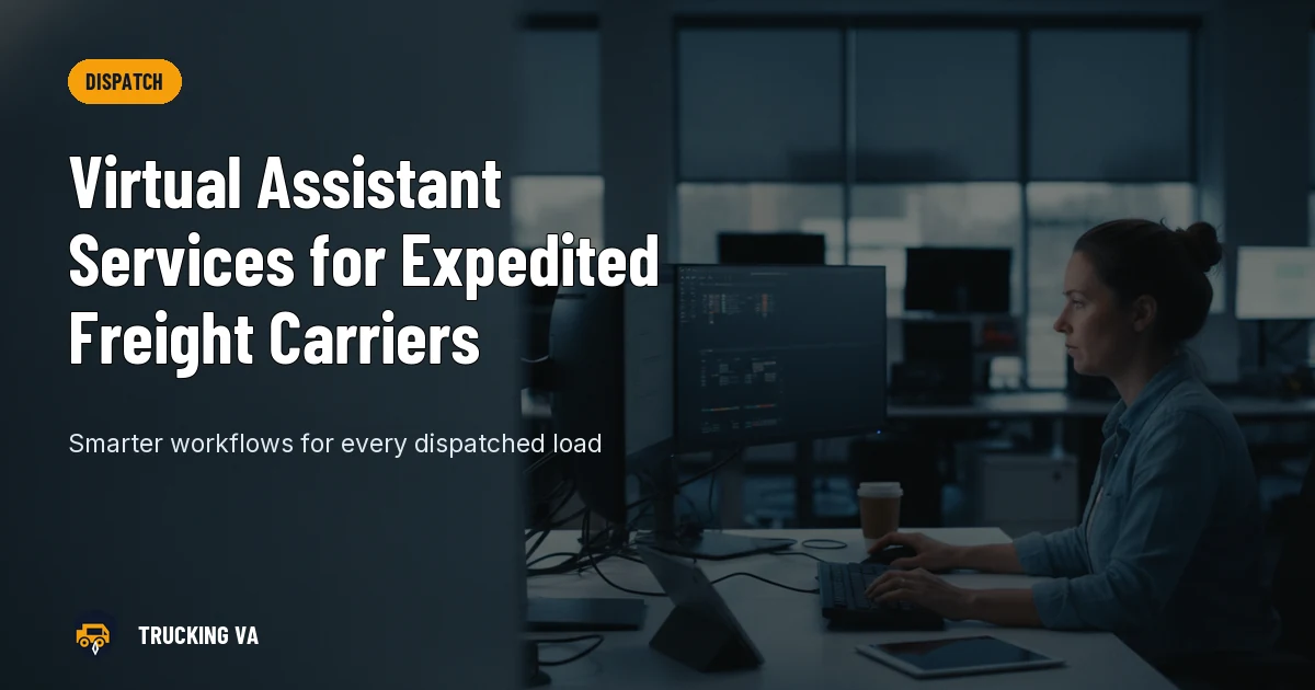 Virtual Assistant Services for Expedited Freight Carriers trucking guide thumbnail