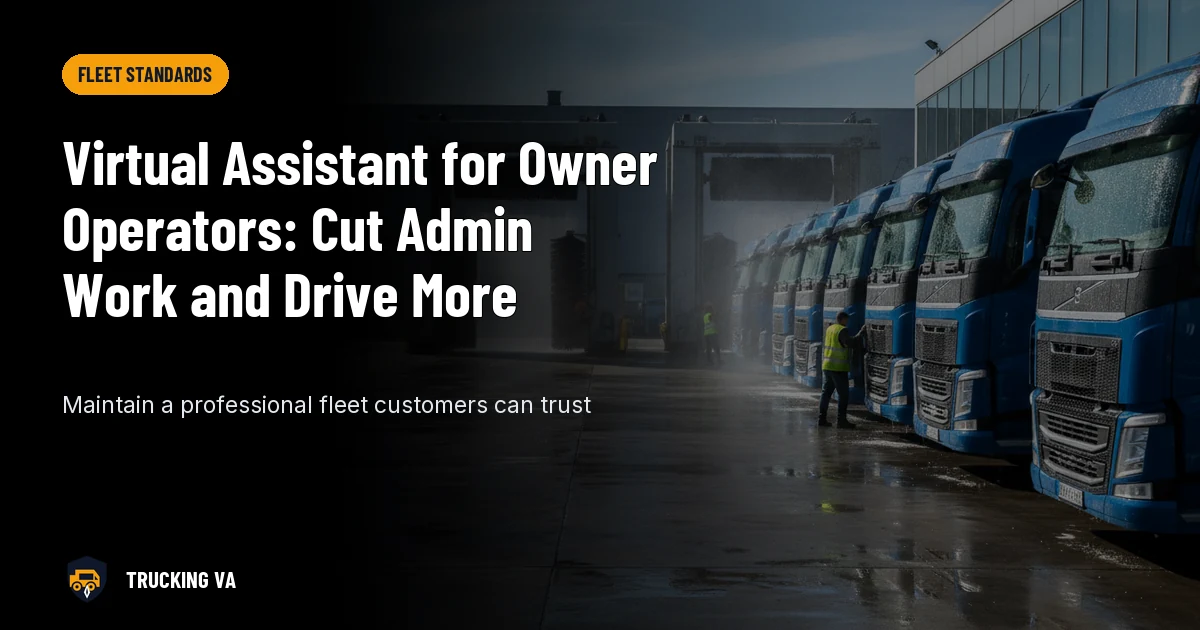 Virtual Assistant for Owner Operators: Cut Admin Work and Drive More trucking guide thumbnail