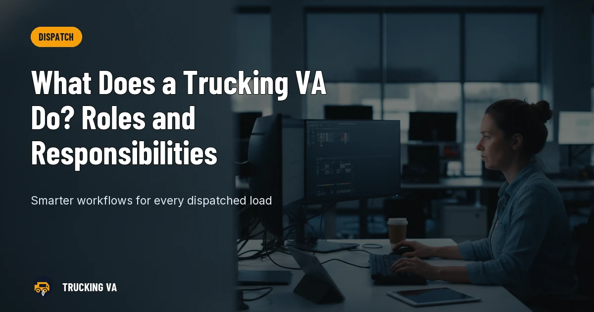 What Does a Trucking VA Do? Roles and Responsibilities trucking guide thumbnail
